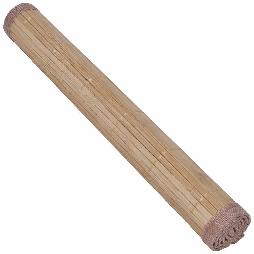6 Bambus-Platzdeckchen 30 x 45 cm Natur