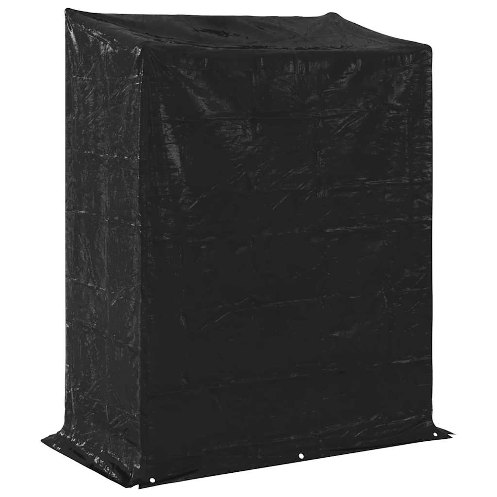 Brennholzregal mit Regenschutz 100,5x40,5x110,5 cm