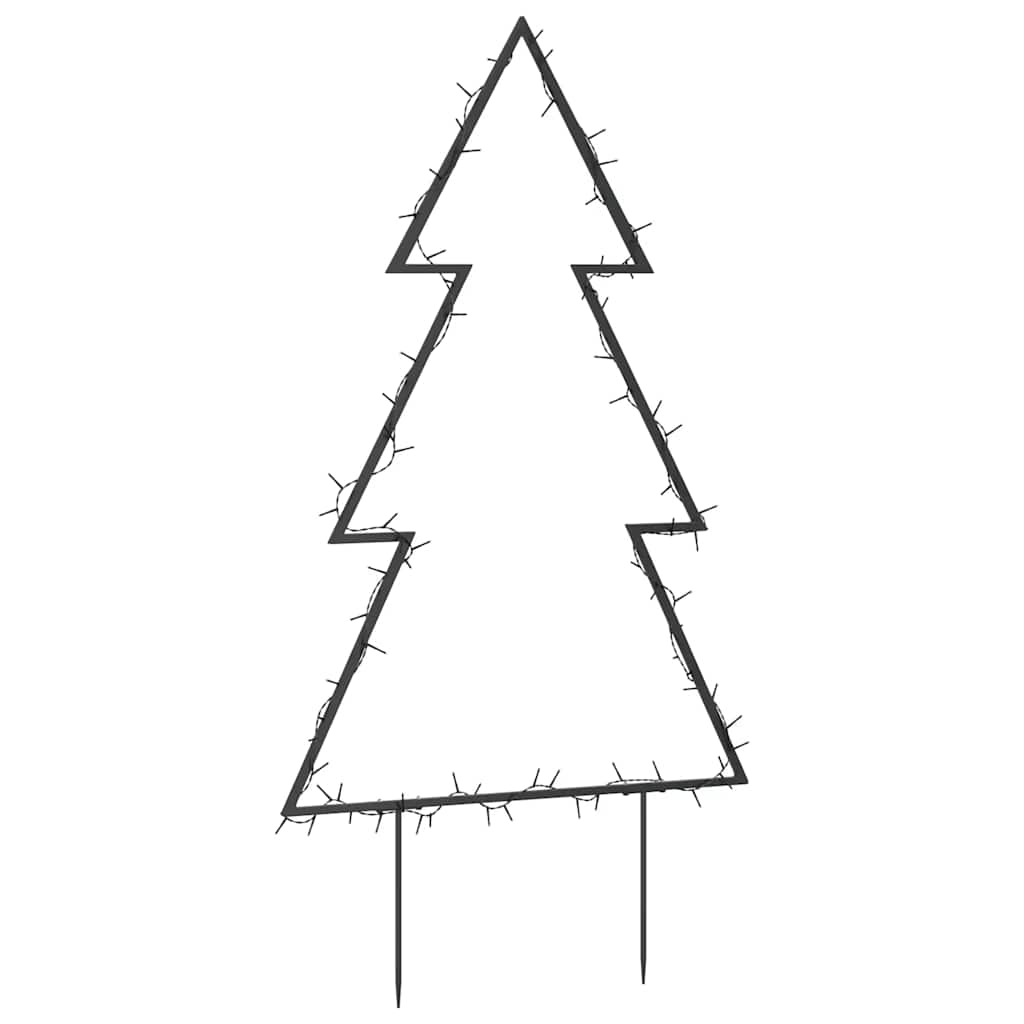 Weihnachtsbaum mit Erdspießen und 115 LEDs 90 cm