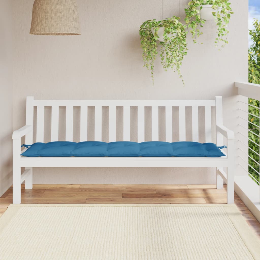 Gartenbank-Auflage Melange Anthrazit 100x50x7 cm Stoff