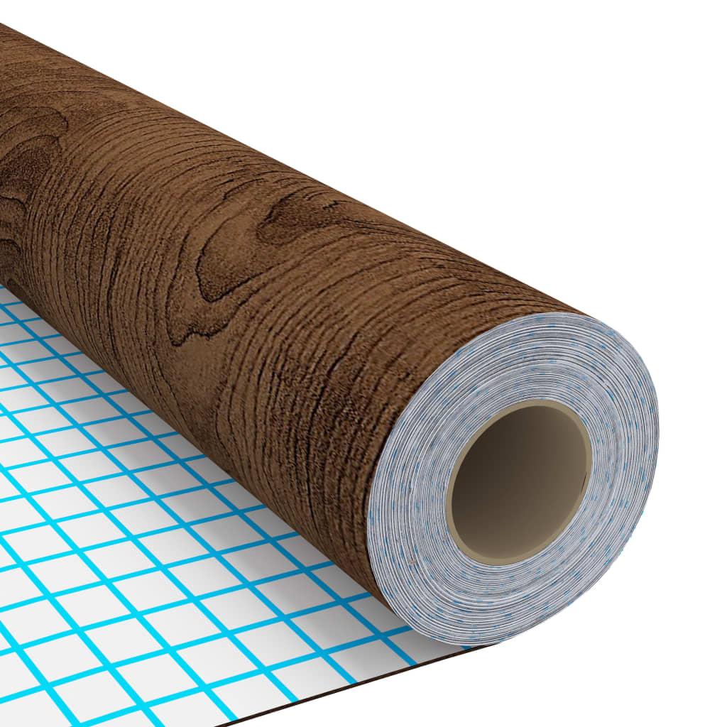 Selbstklebende Türfolien 2 Stk. Weißes Holz 210 x 90 cm PVC