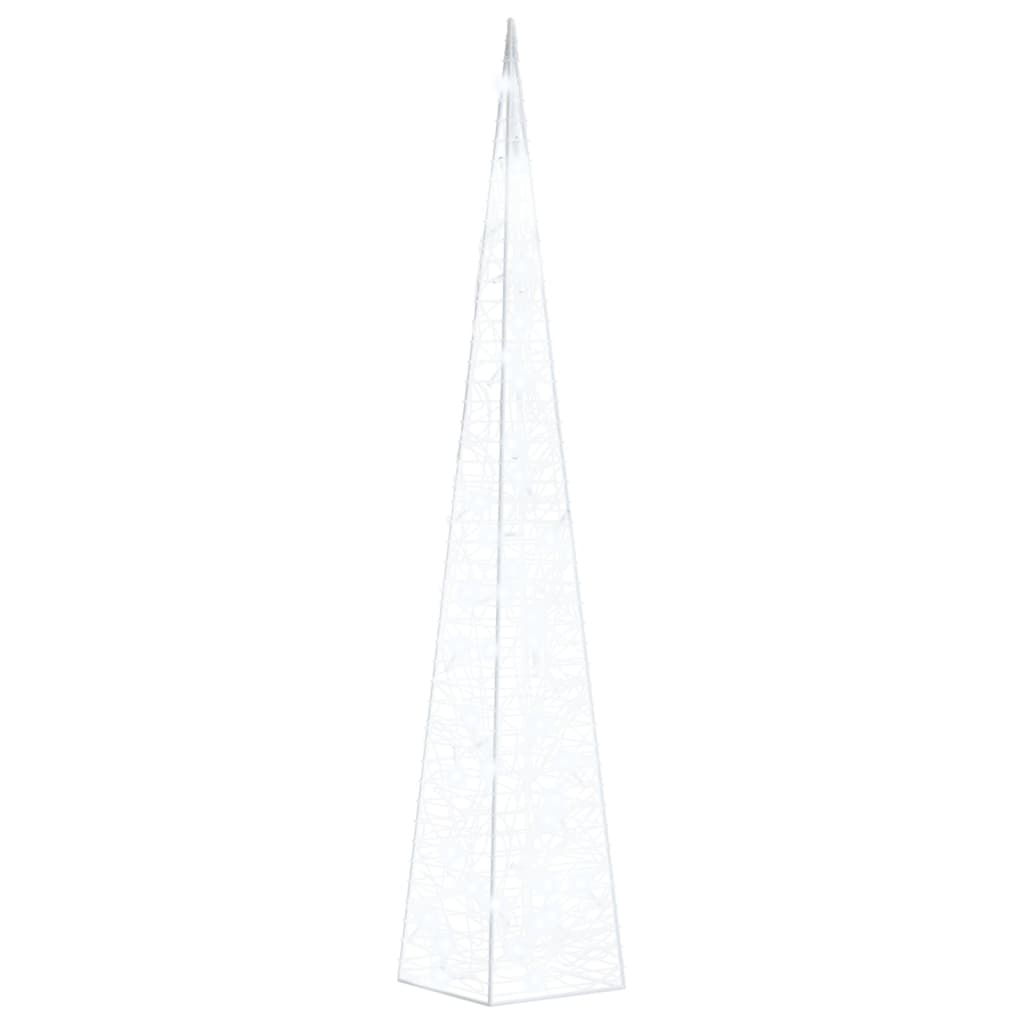 LED-Leuchtkegel Acryl Deko Mehrfarbig 90 cm