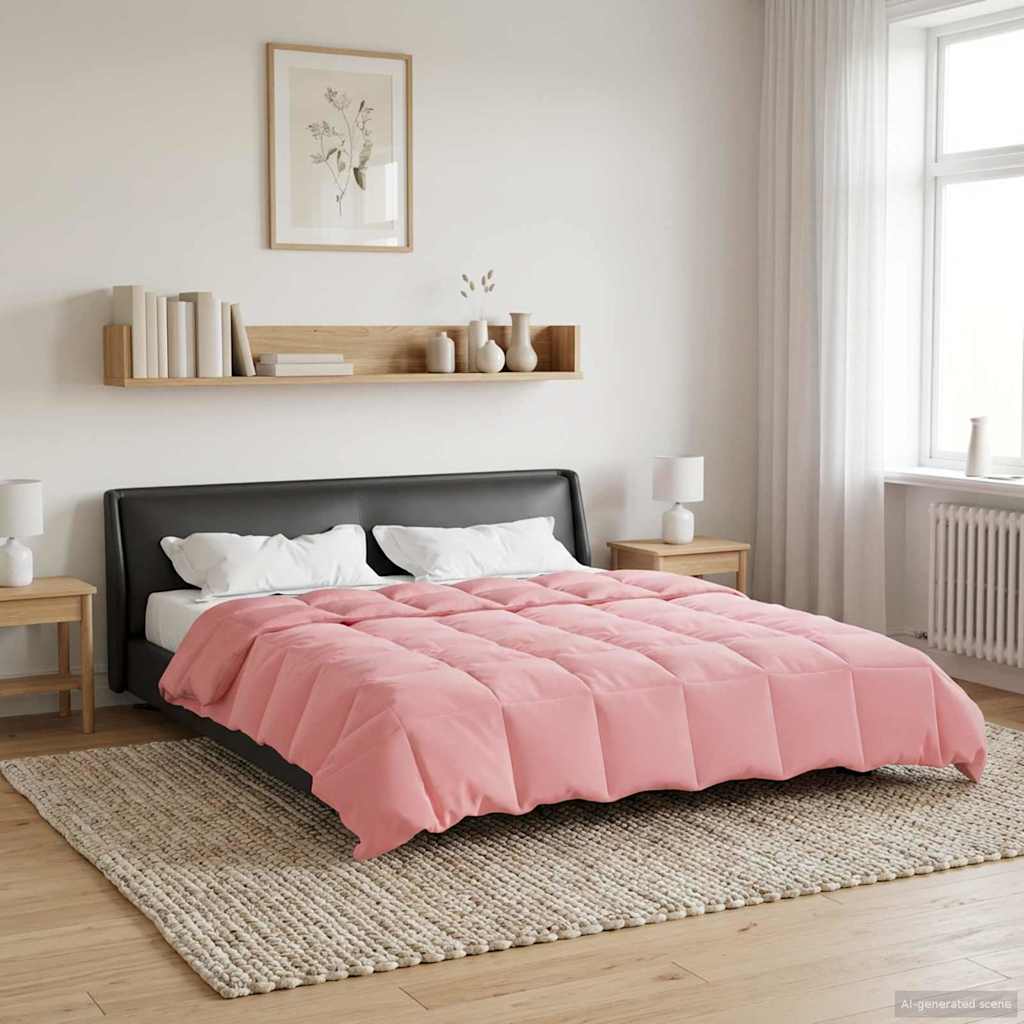 Sommerdecke Gesteppt Anthrazit 135 x 200 cm Mikrofaser