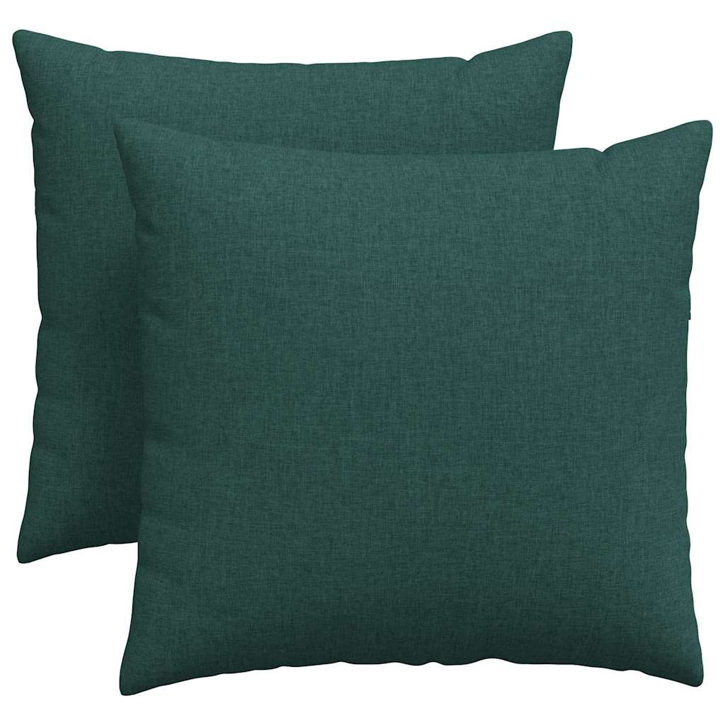 Sofakissen 2 pcs Hellgrau 50 x 30 cm Stoff