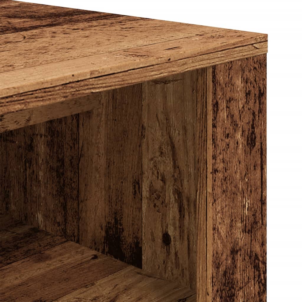 Schuhregal Weiß 100x35x45 cm Holzwerkstoff