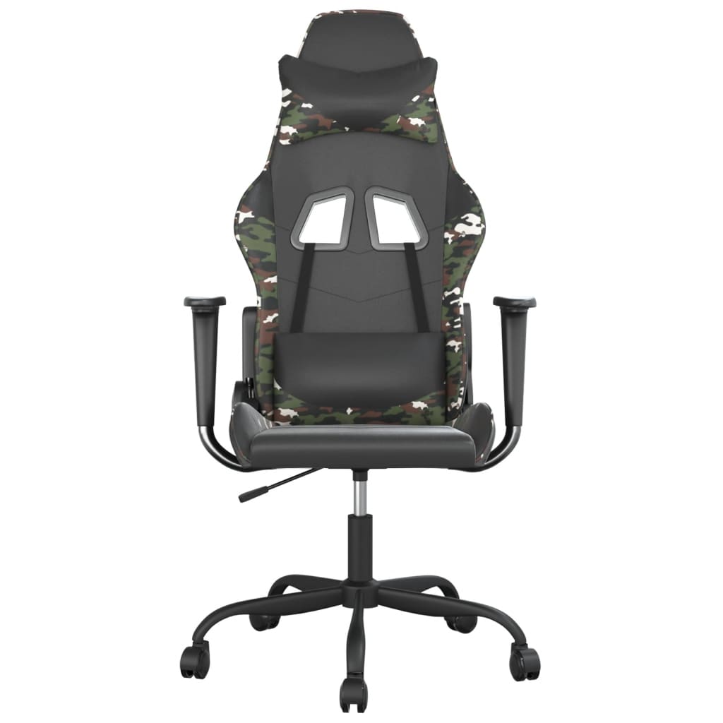 Gaming-Stuhl mit Massagefunktion Schwarz und Rot Kunstleder