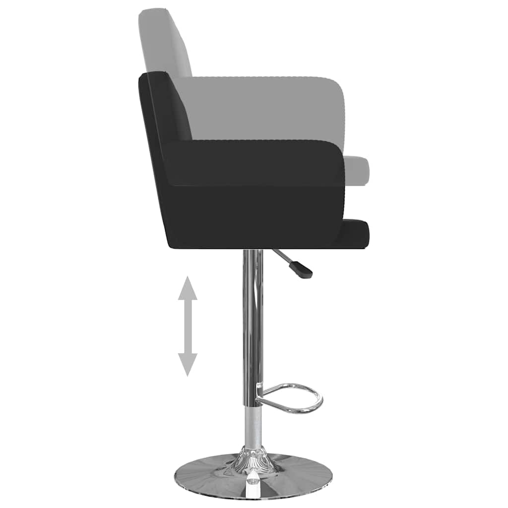 Barhocker 2 Stk. Weiß Kunstleder