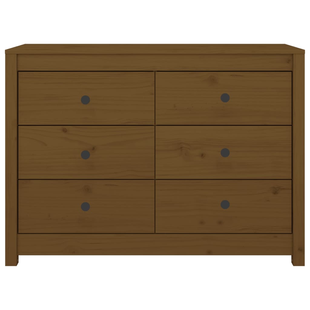 Beistellschrank 100x40x72 cm Massivholz Kiefer