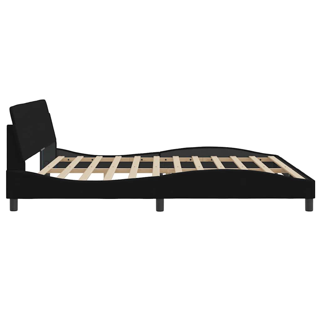 Bettgestell "Dover" Hellgrau 80x200 cm Samt