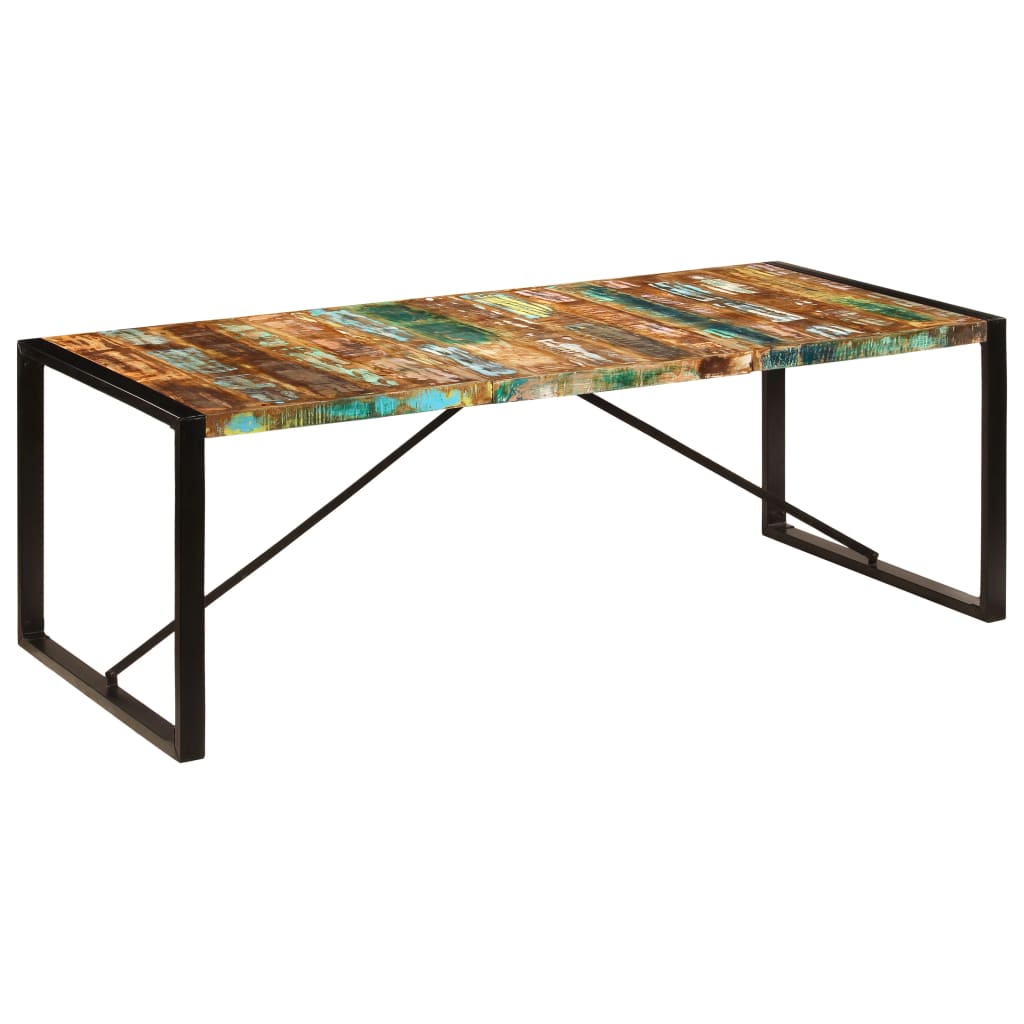 Esstisch 220x100x75 cm Massivholz Akazie