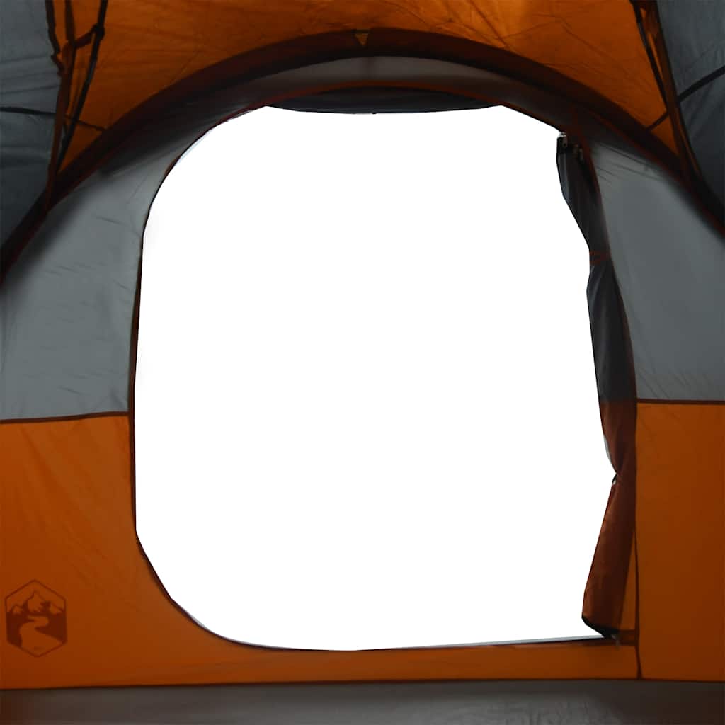 Campingzelt mit Vorzelt 5 Personen Grün Wasserdicht