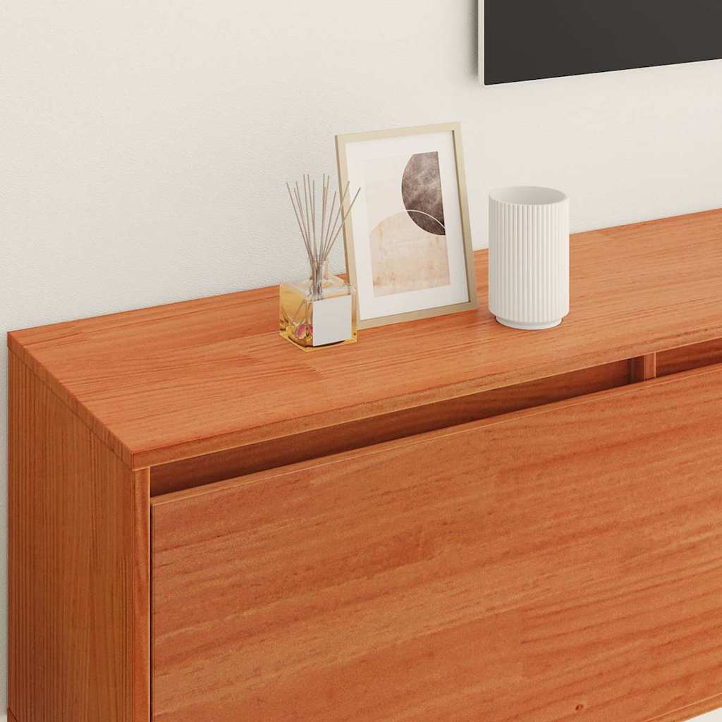 Wandschrank 100x30x35 cm Massivholz Kiefer