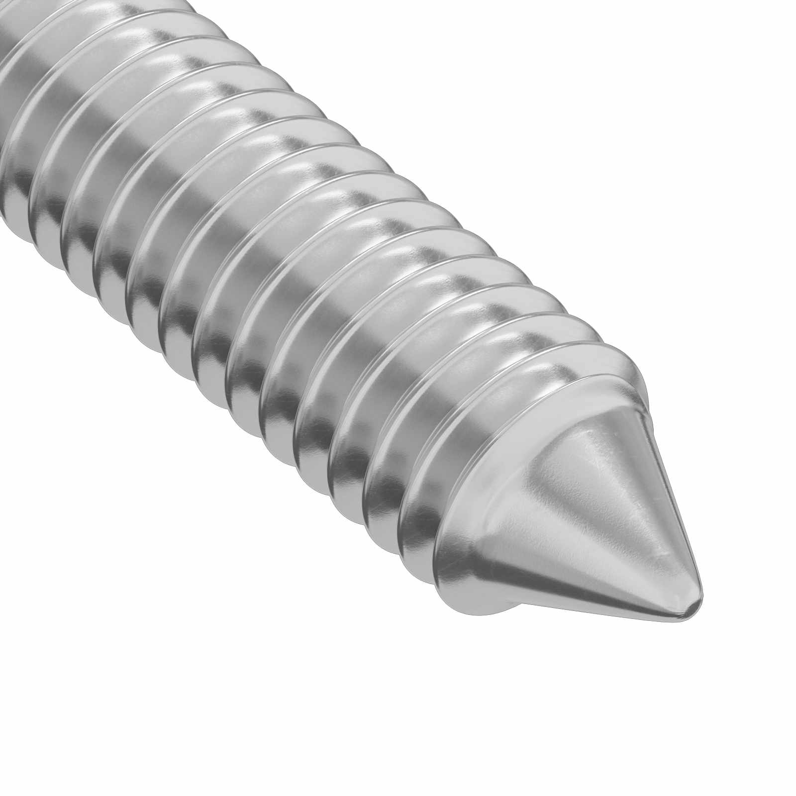 Schraube 2 pcs Silber M6 x 50 mm Stahl