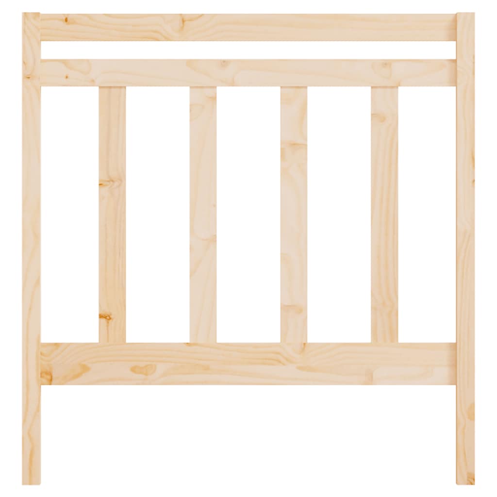 Kopfteil Grau 81x4x100 cm Massivholz Kiefer