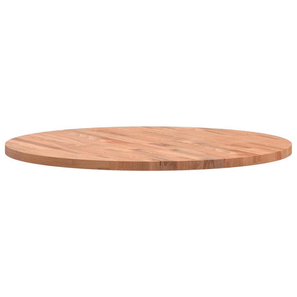 Tischplatte Ø30x1,5 cm Rund Massivholz Buche