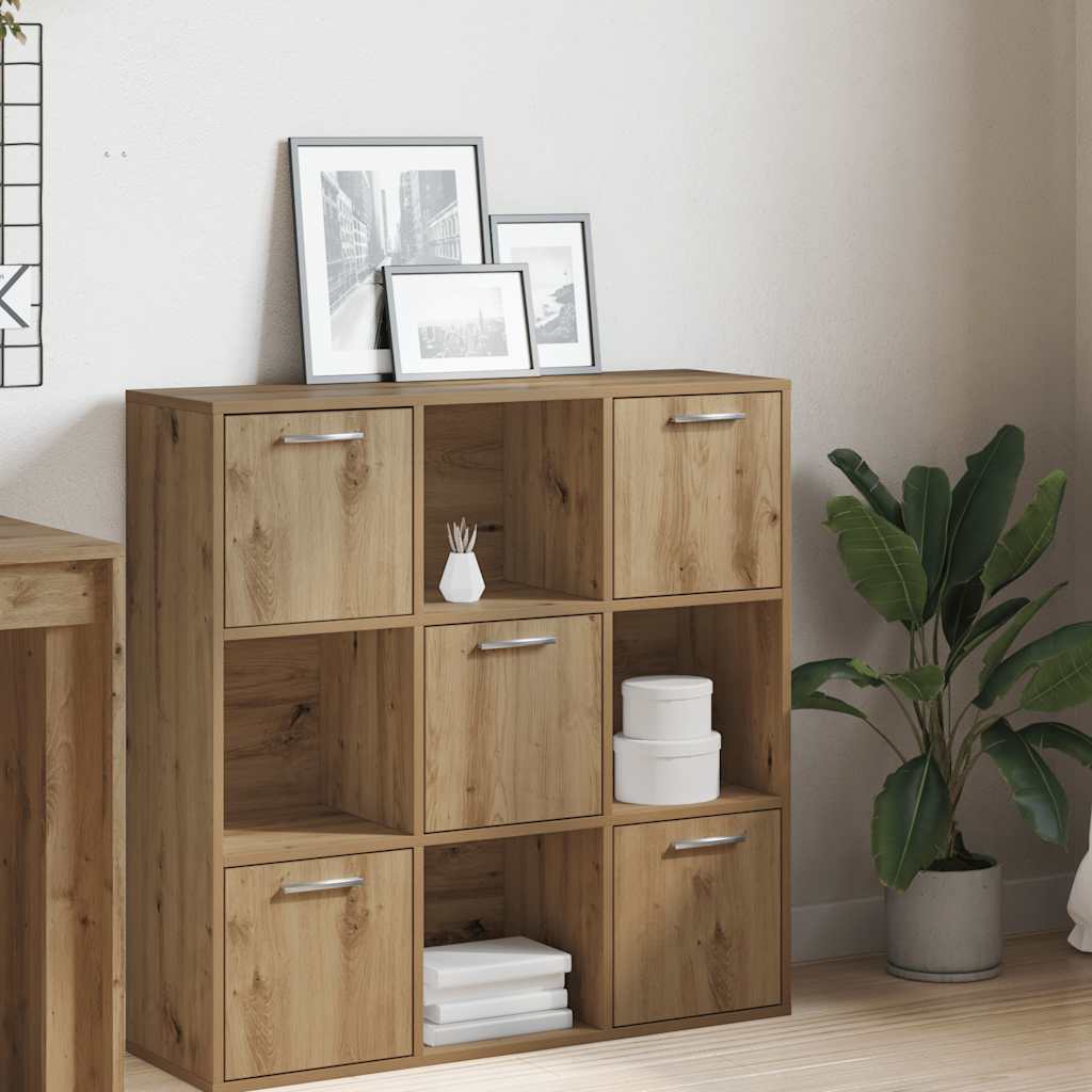 Bücherregal Weiß 90x30x90 cm Holzwerkstoff