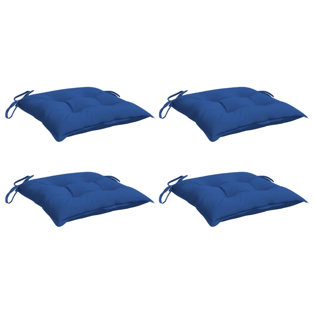Stuhlkissen 4 Stk. Hellblau 40x40x7 cm Oxford-Gewebe