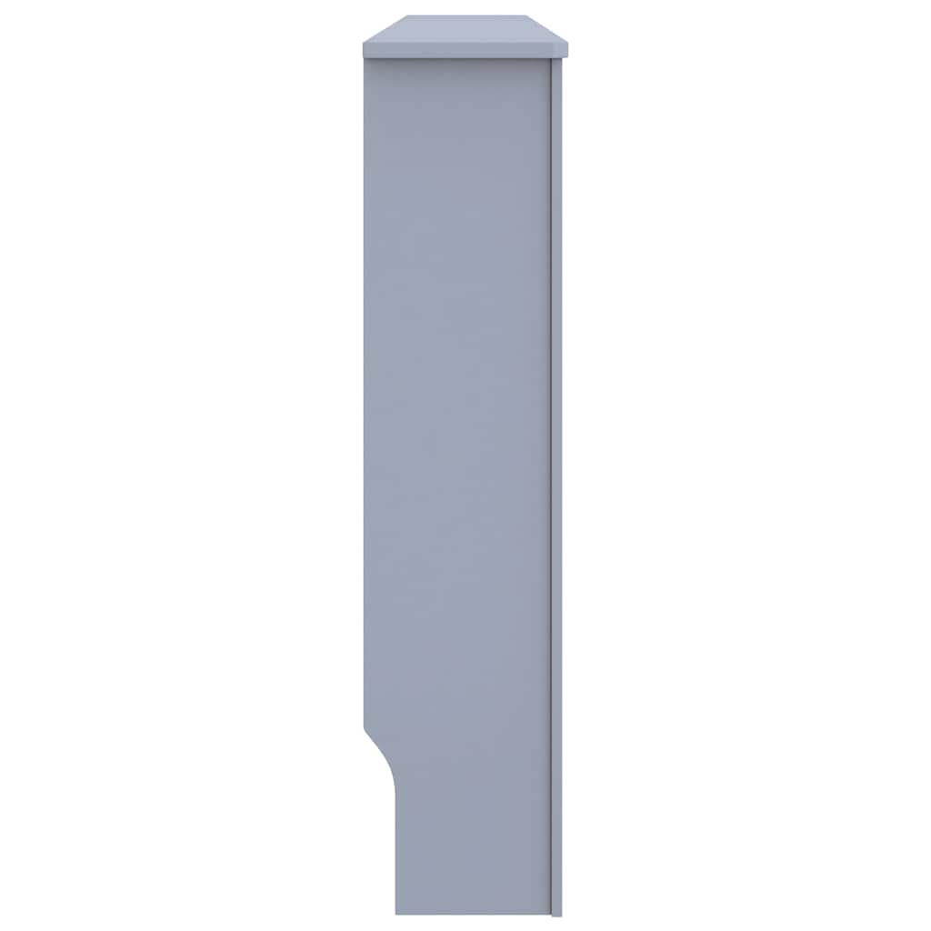 Heizkörperabdeckung Weiß 112×19×81,5 cm MDF