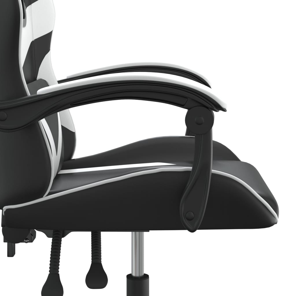 Gaming-Stuhl Drehbar Schwarz und Rot Kunstleder