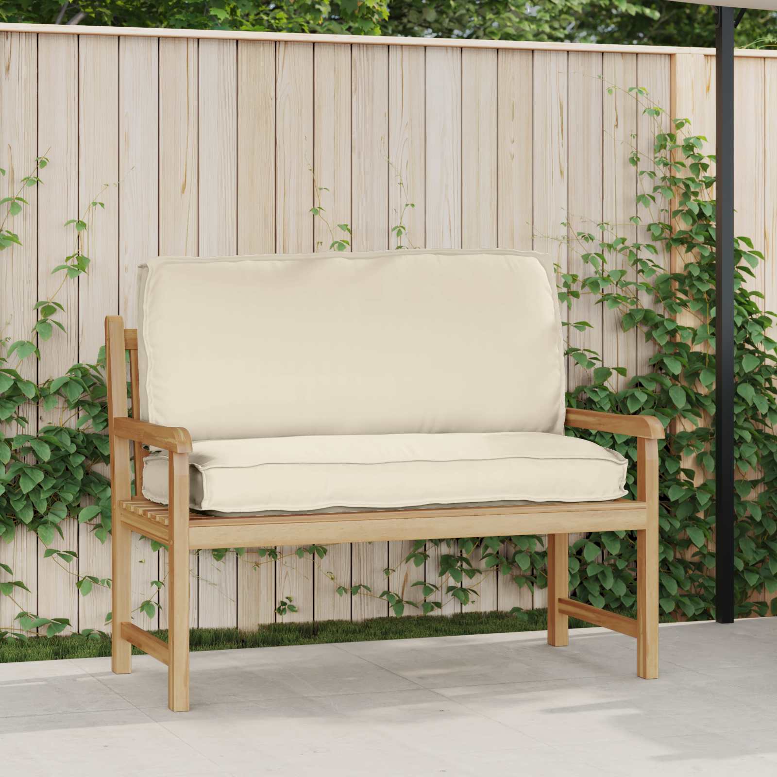 Kissen Anthrazit 120 x 50 x 12 cm Oxford-Stoff
