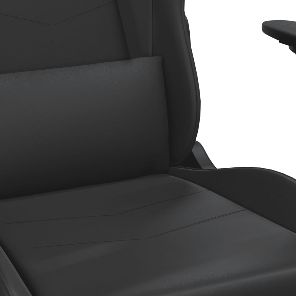 Gaming-Stuhl mit Massagefunktion Schwarz und Rot Kunstleder