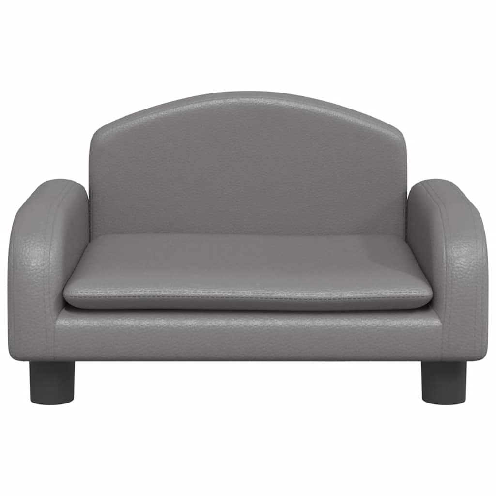 Hundebett Dunkelgrau 70x45x30 cm Stoff