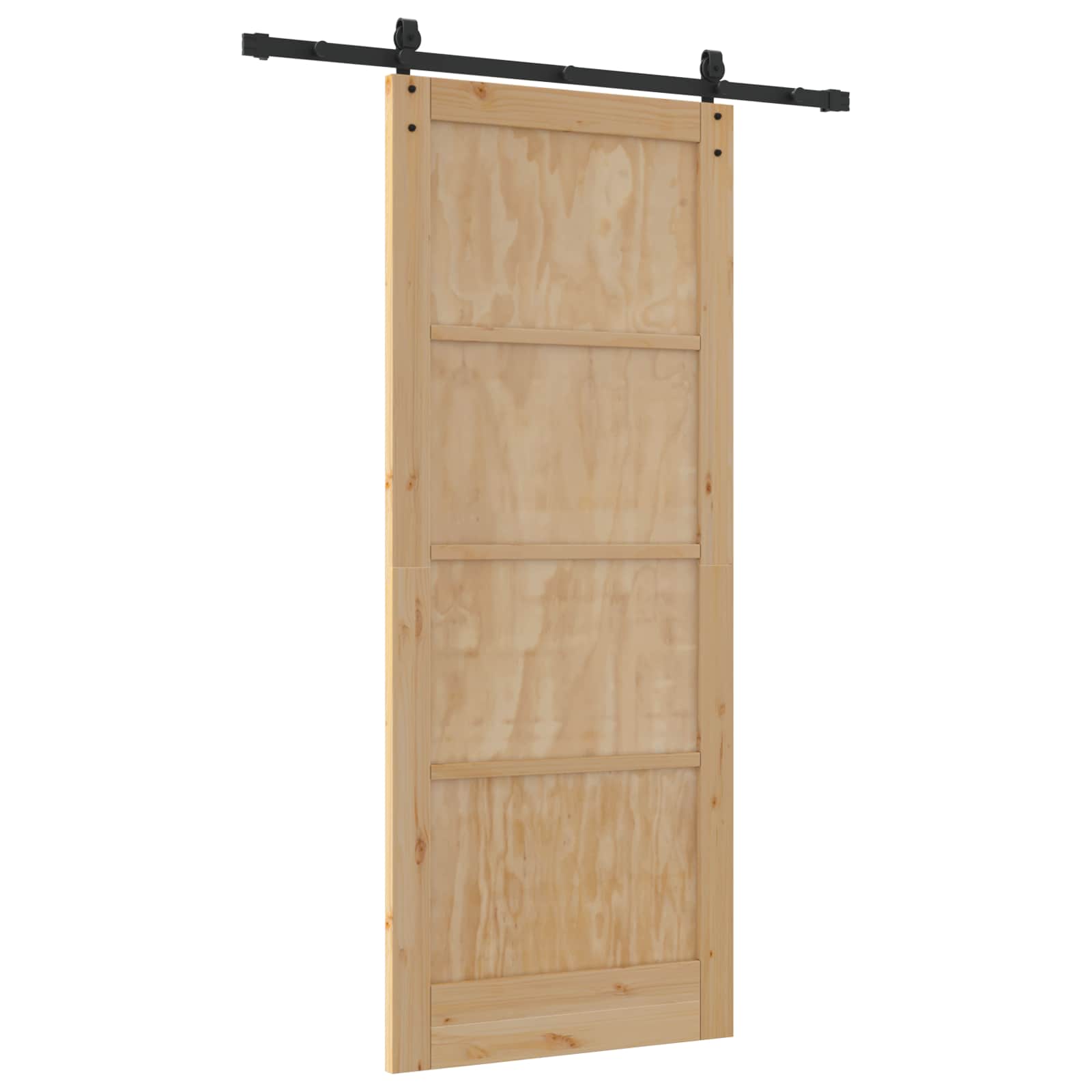 Schiebetür ORKDAL Natur 61 x 198,5 cm Massives Kiefernholz