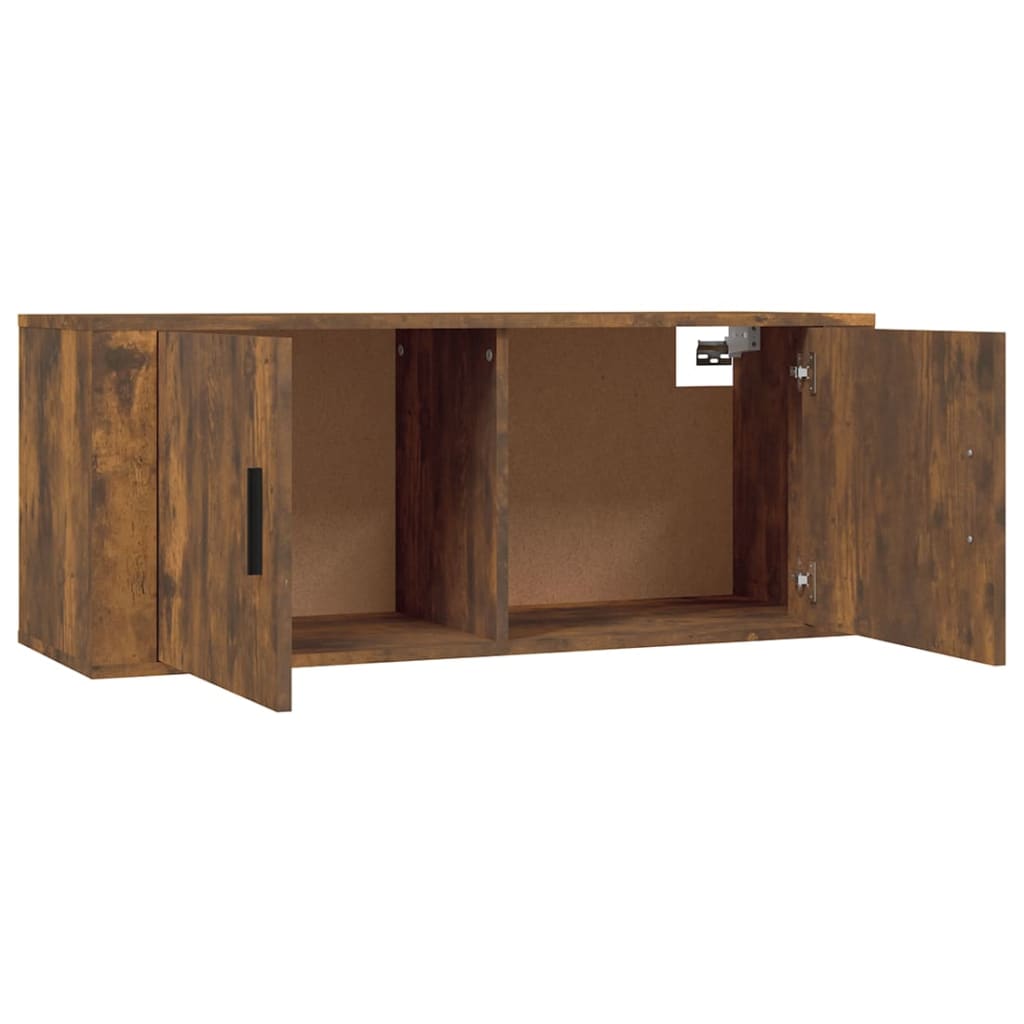 3-tlg. TV-Schrank-Set Weiß Holzwerkstoff