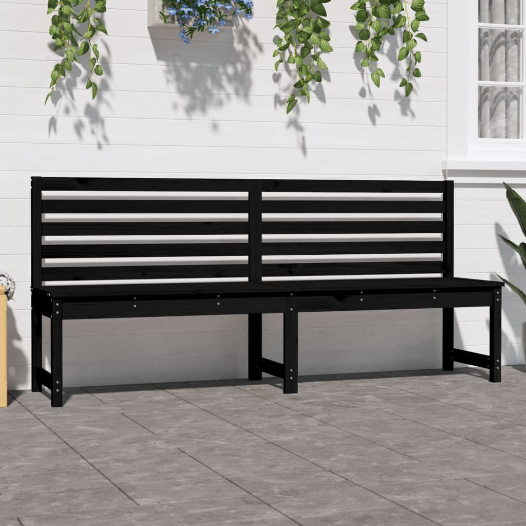 Gartenbank 109 cm Massivholz Kiefer