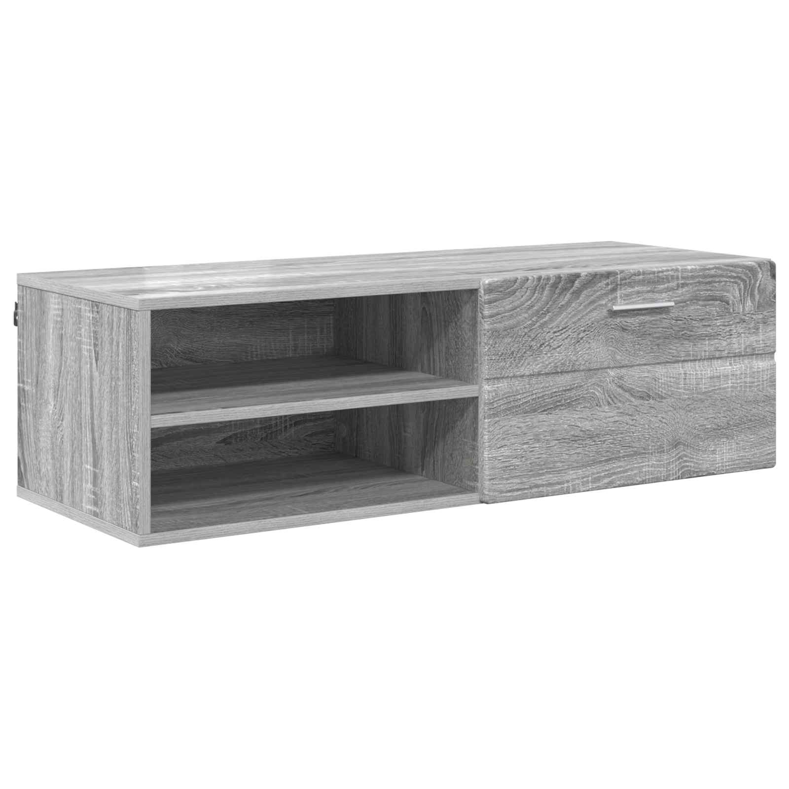 Highboard mit Regal FLORIN Weiß 60 x 35 x 182 cm Holzwerkstoff