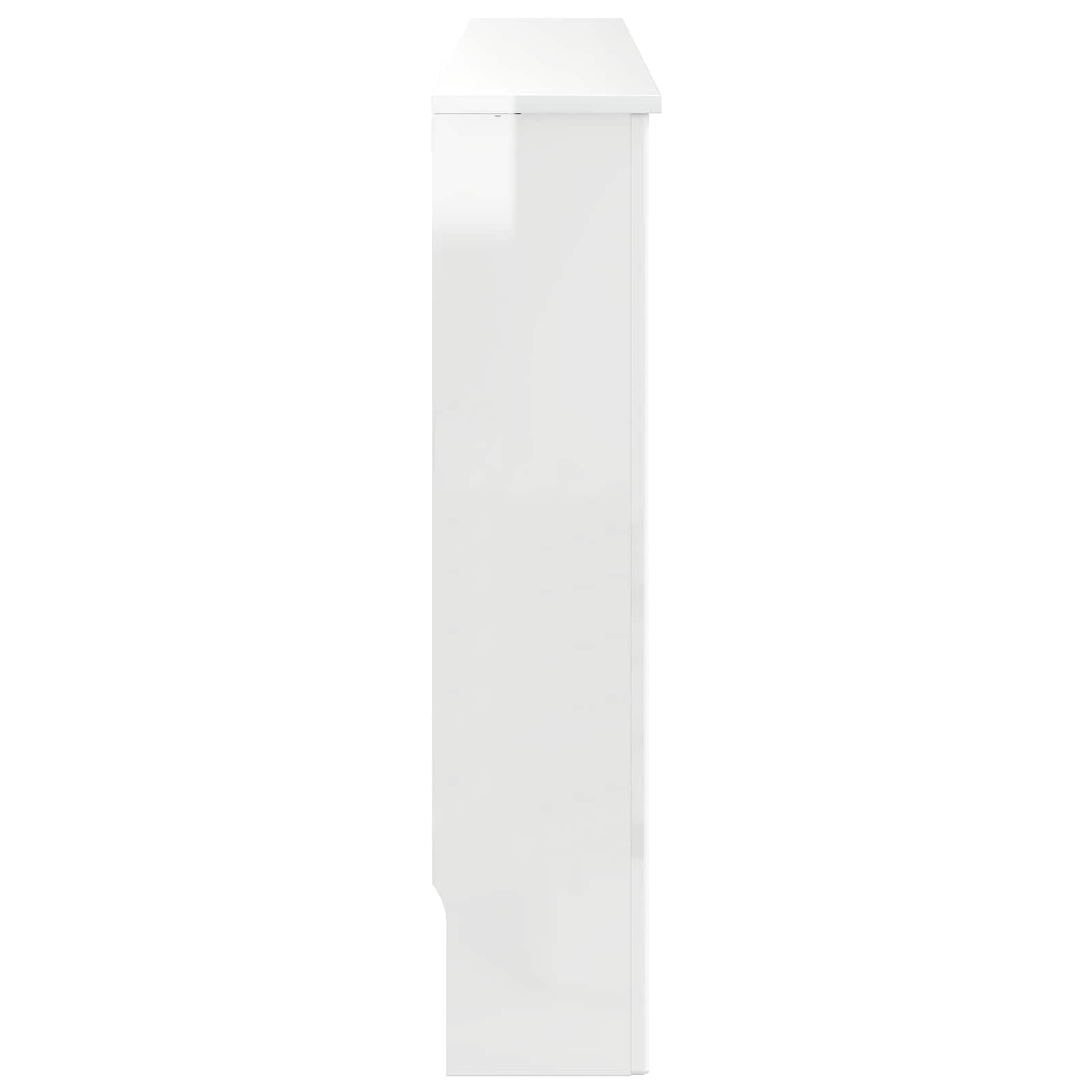 Holzwerkstoff Heizkörper-Abdeckung Heizkörperverkleidung 112 cm, weiß