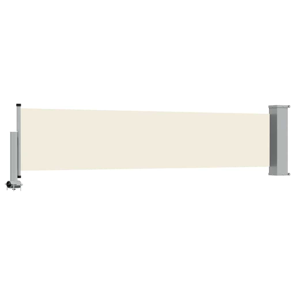 Seitenmarkise 60 x 300 cm 100% Polyester Eisen Stahl