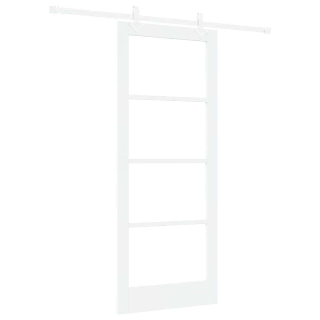 Schiebetür ORKDAL Natürlich und Schwarz 61 x 198,5 cm