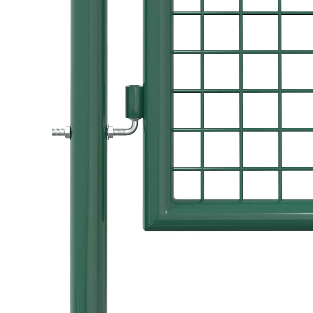 Zauntor Stahl 100x75 cm Grün