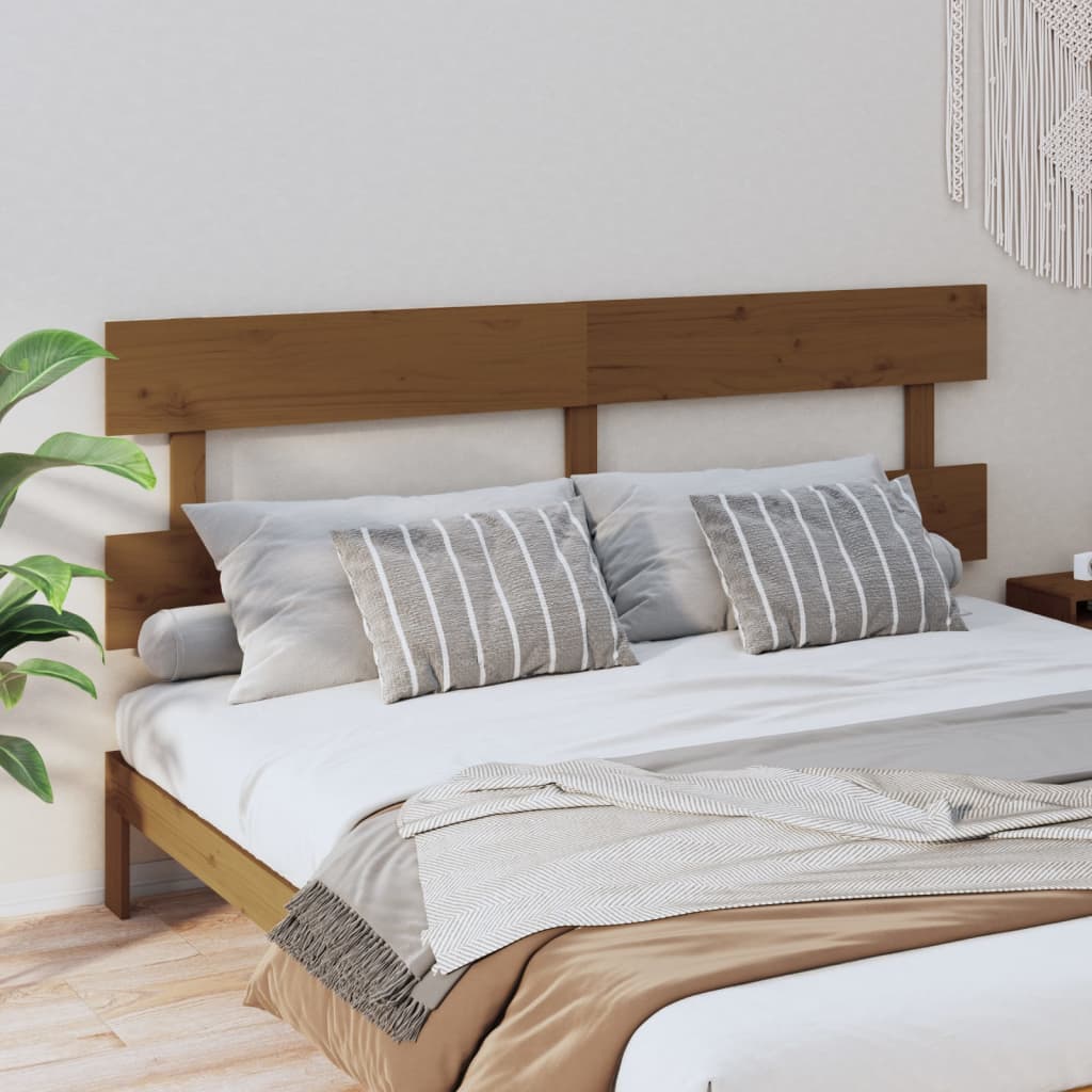 Bett-Kopfteil 78,5x3x81 cm Massivholz Kiefer