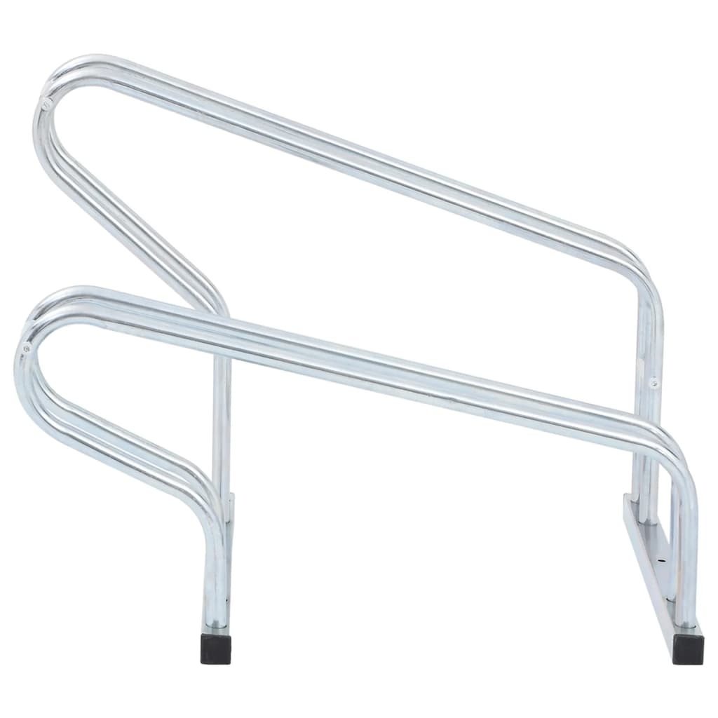 Fahrradständer für 2 Fahrräder Verzinkter Stahl