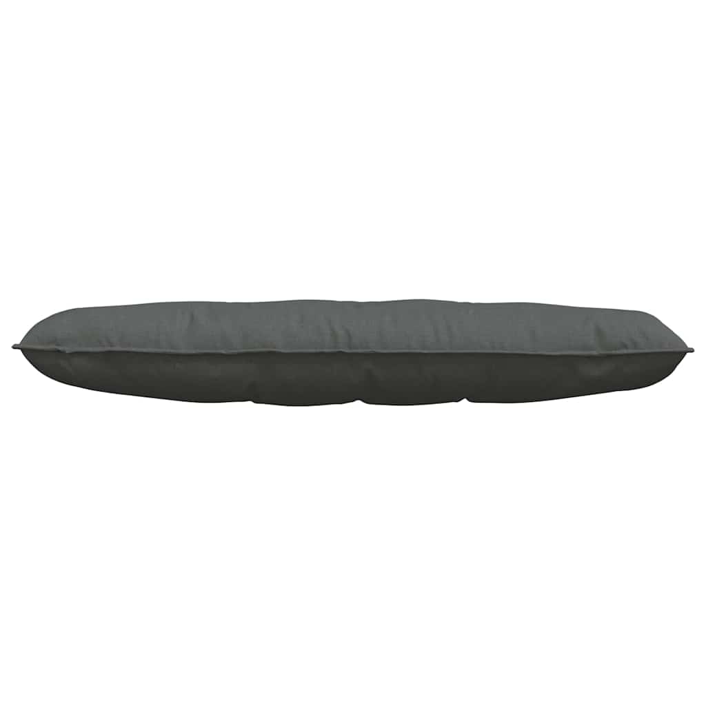 Rückenkissen Hellgrau 50 x 19 x 45 cm Stoff