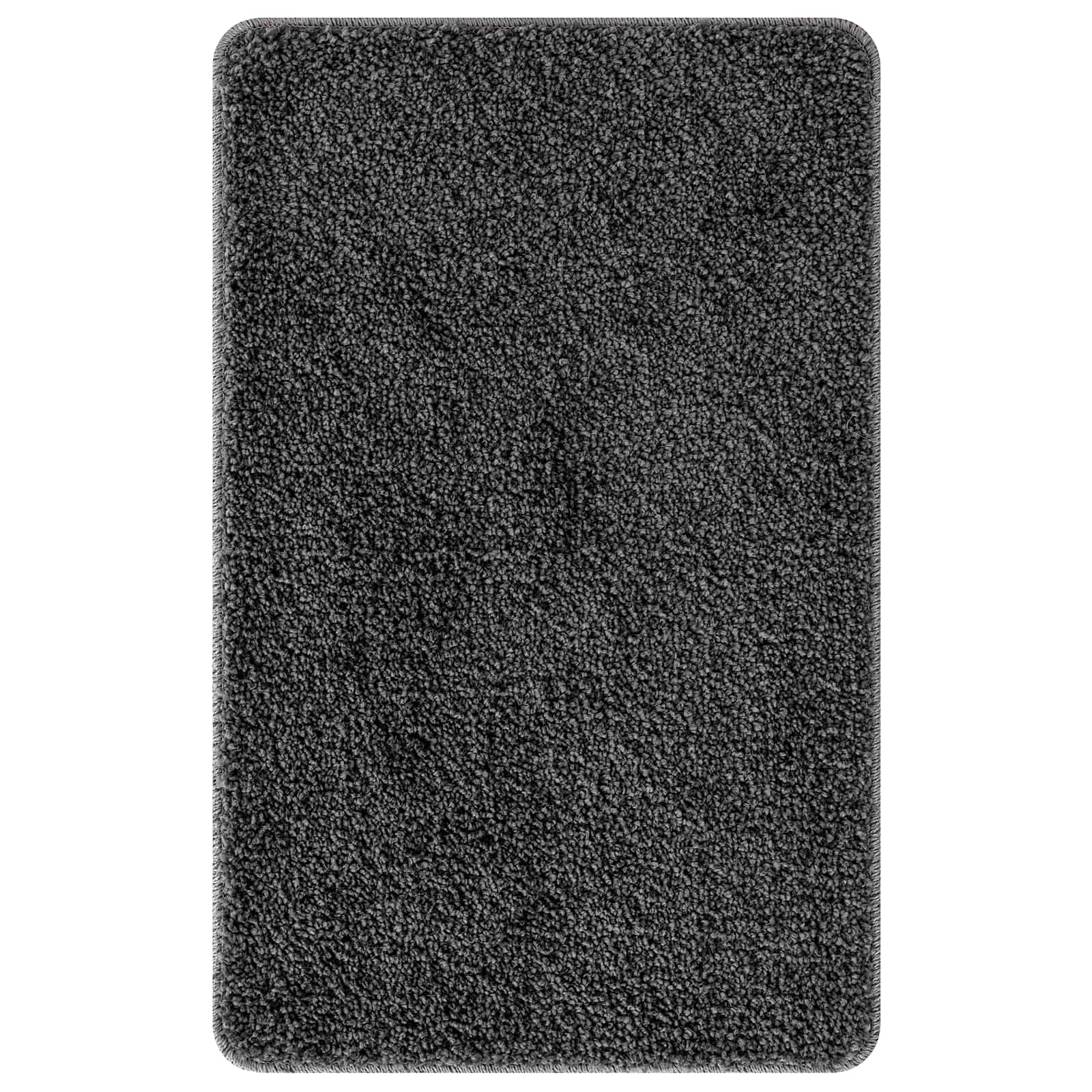 Anti-Rutsch Badematten-Set 3 pcs Grau PP