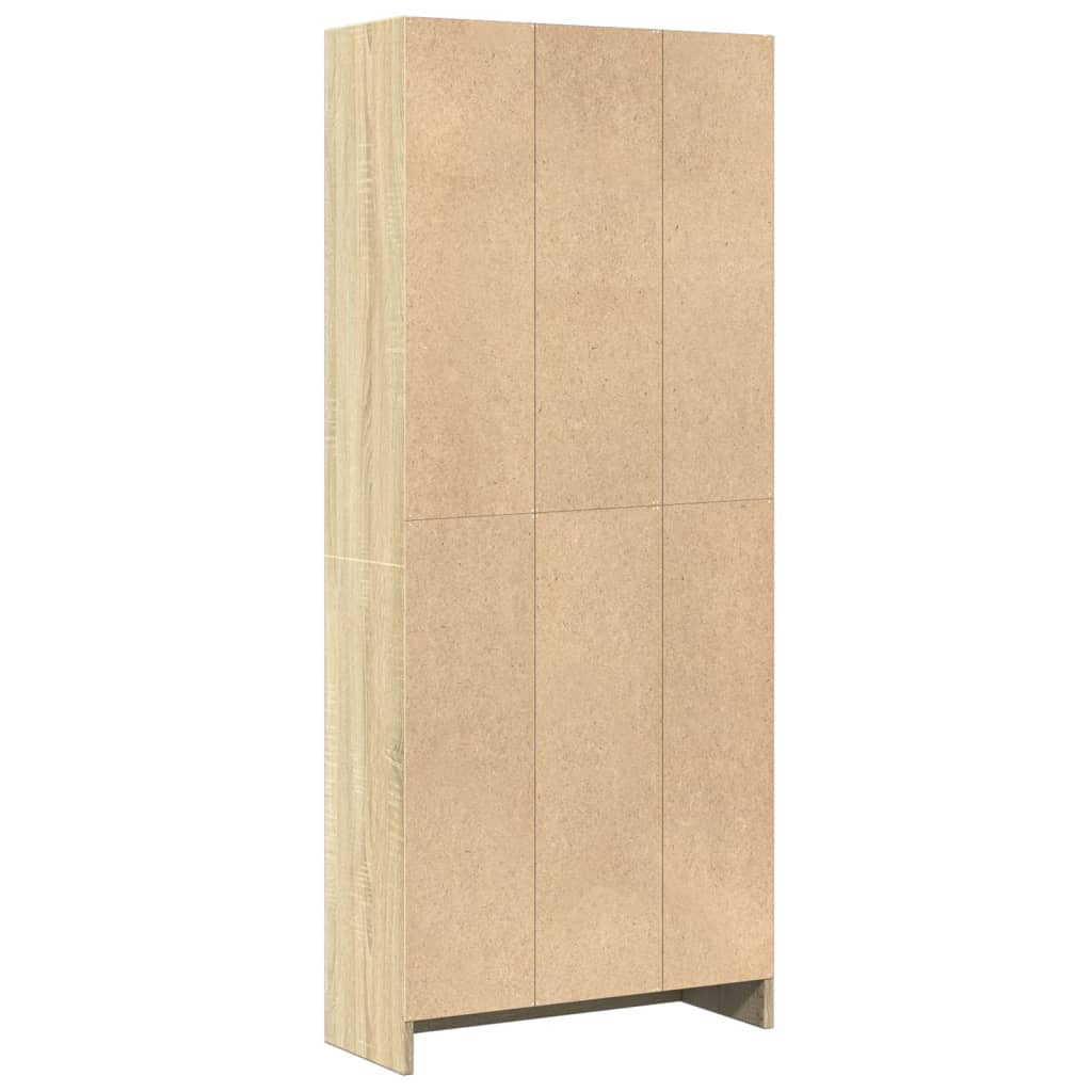 Bücherregal Weiß 40x24x75 cm Holzwerkstoff