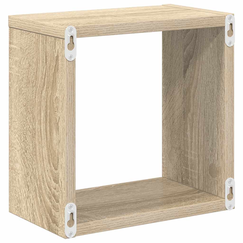 Würfelregale 2 Stk. Weiß 30x15x30 cm