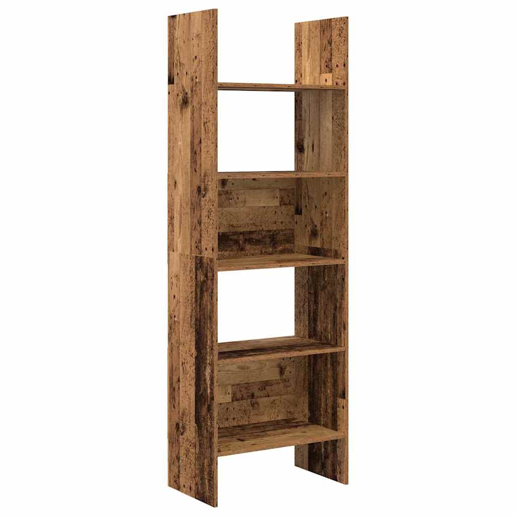 Bücherregal Weiß 60x35x180 cm Holzwerkstoff