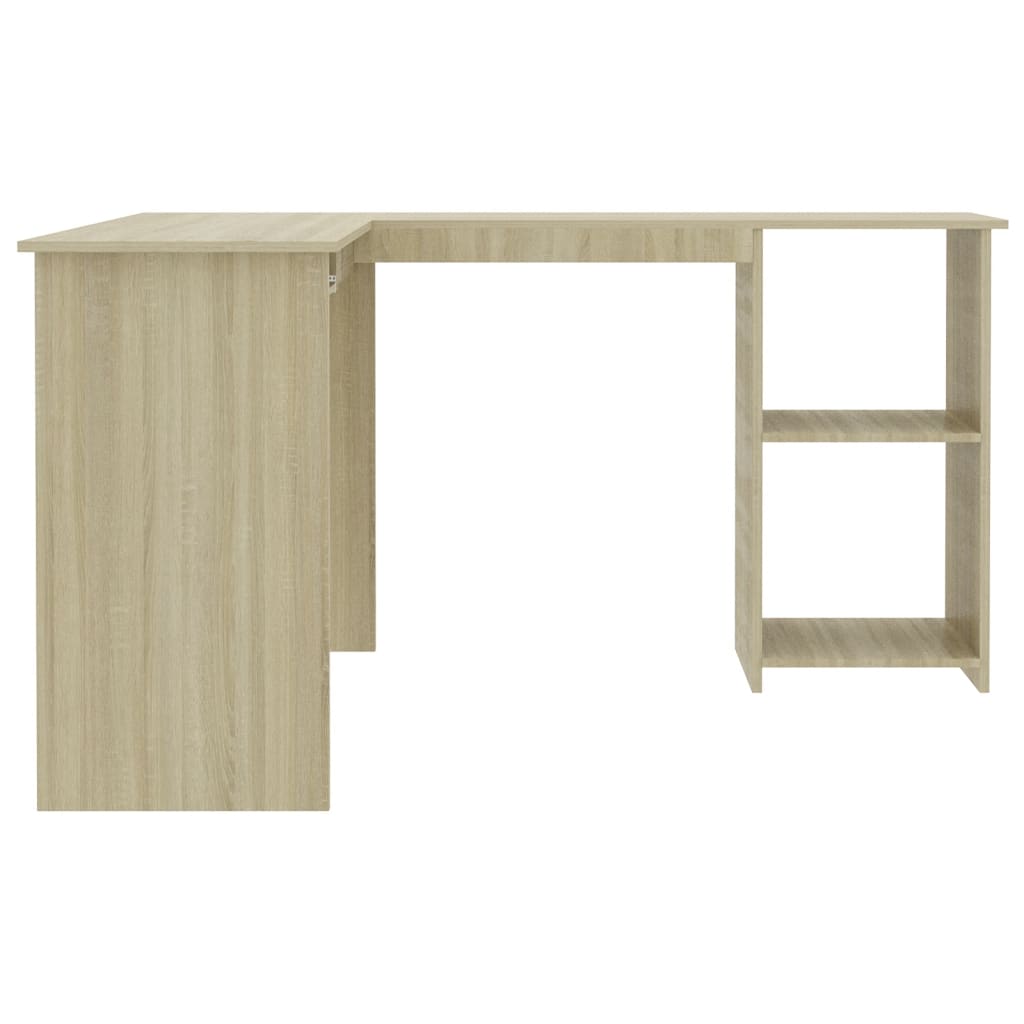 Eckschreibtisch in L-Form Weiß 120x140x75 cm Holzwerkstoff