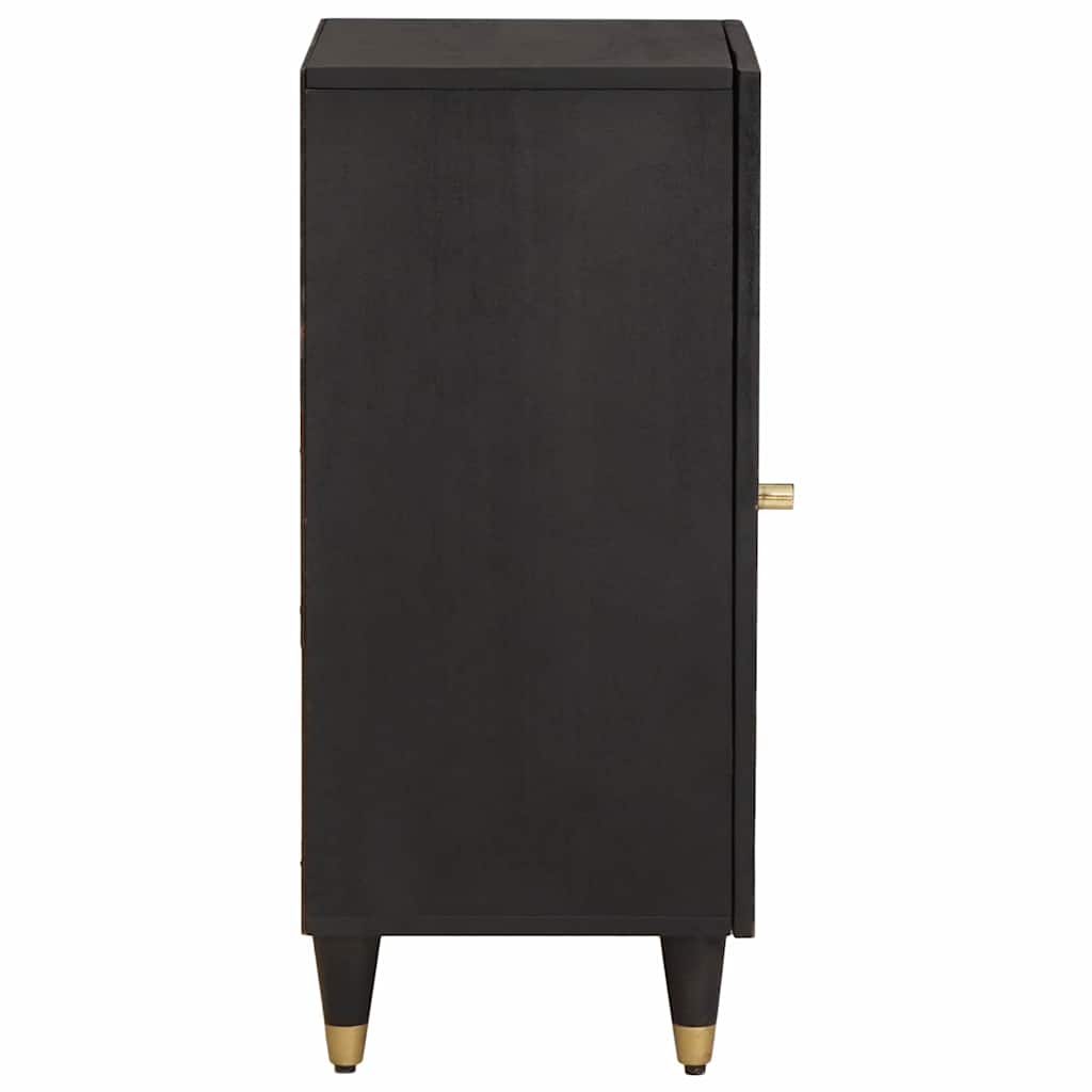 Sideboard mit Regal Braun 40 x 33 x 75 cm Massivholz Mango