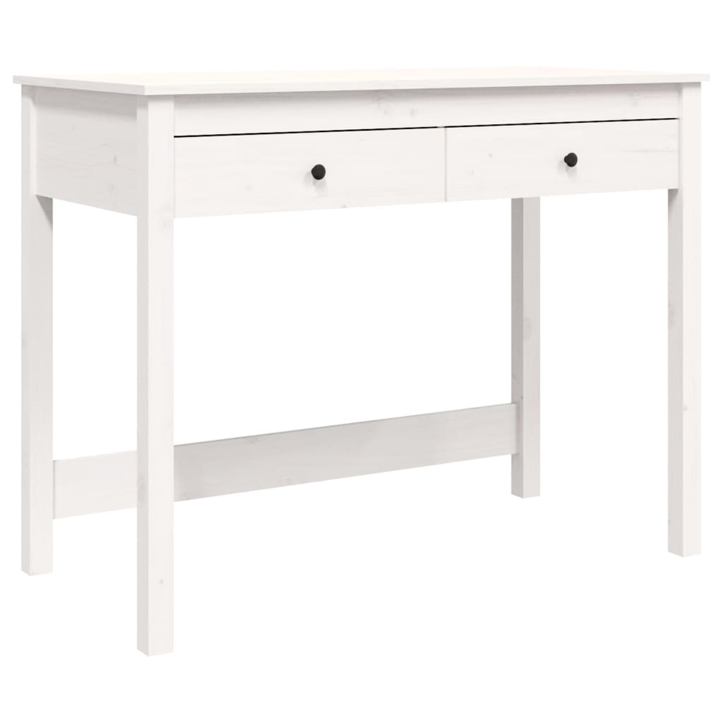 Schreibtisch mit Schubladen 100x50x78 cm Massivholz Kiefer