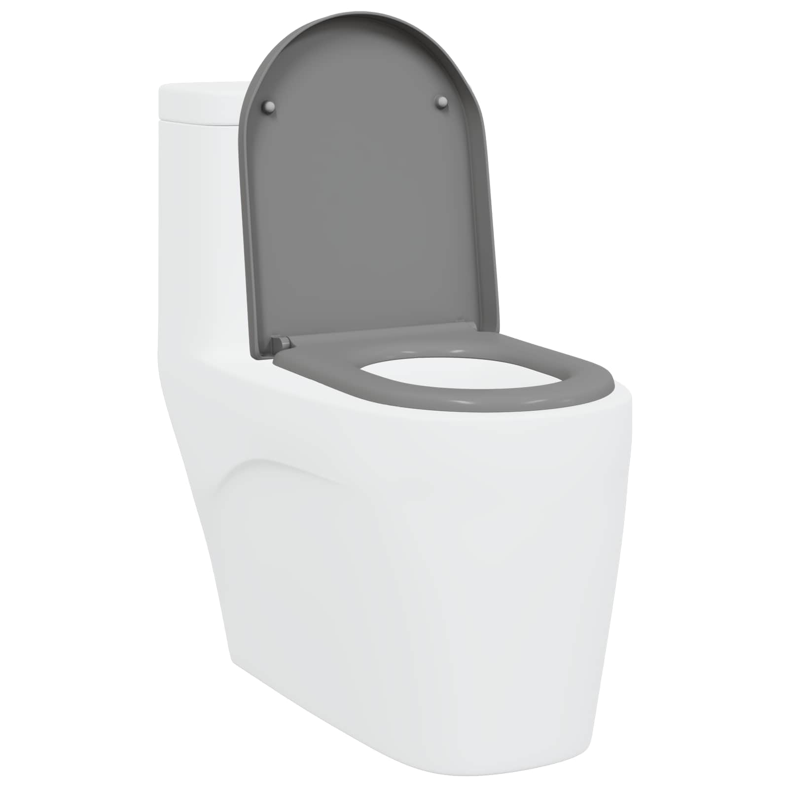 Toilettensitz Anthrazit 49 x 36 x 4 cm Duroplast