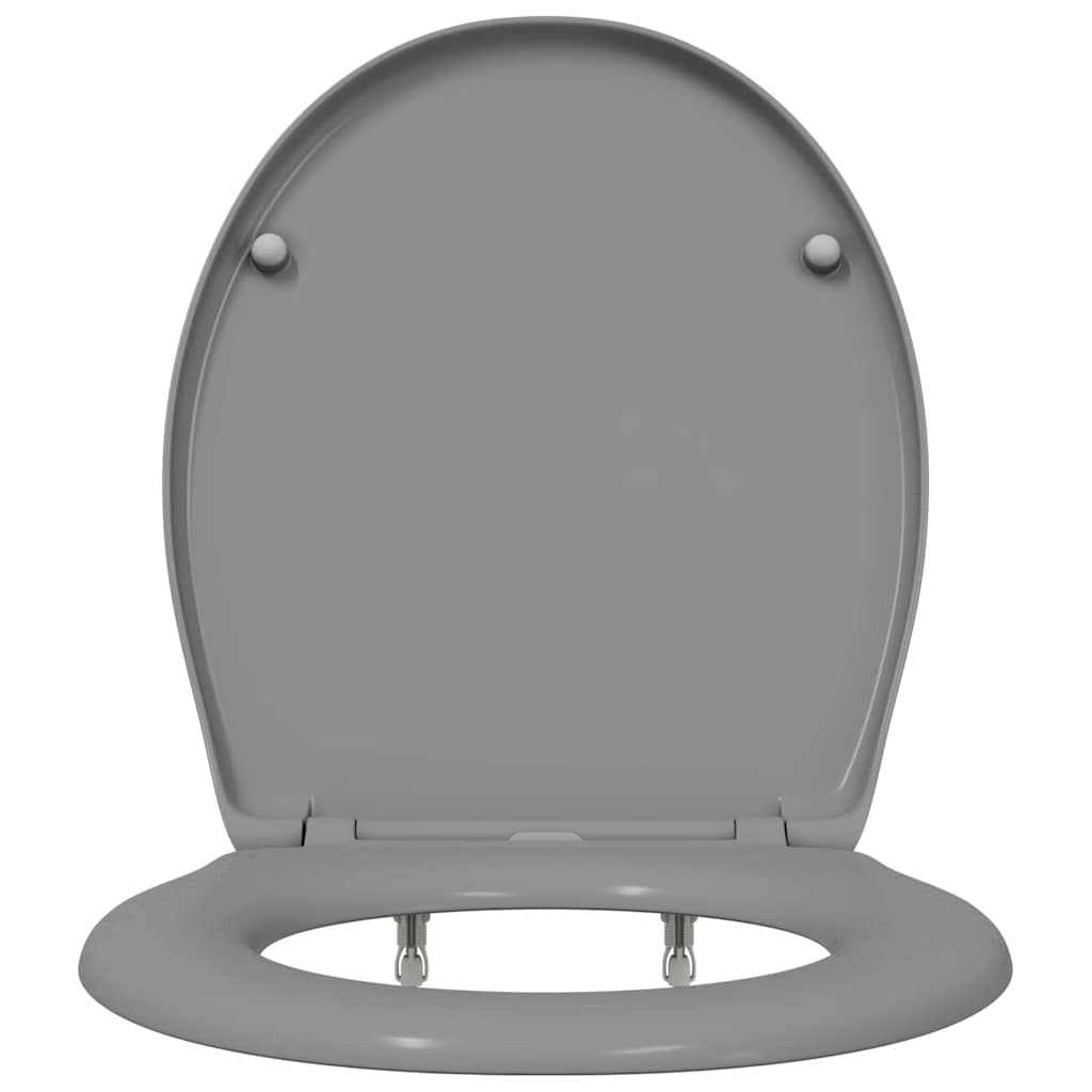 Toilettensitz Anthrazit 47 x 37 x 4 cm Duroplast