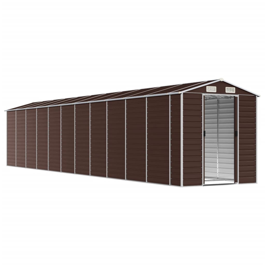 Gerätehaus Grün 191x130x198 cm Verzinkter Stahl