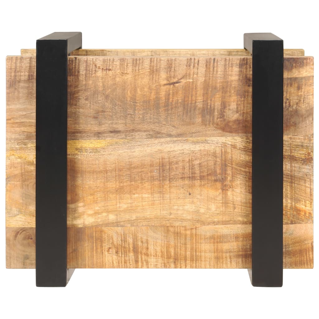 Nachttisch 50x40x40 cm Recyceltes Massivholz