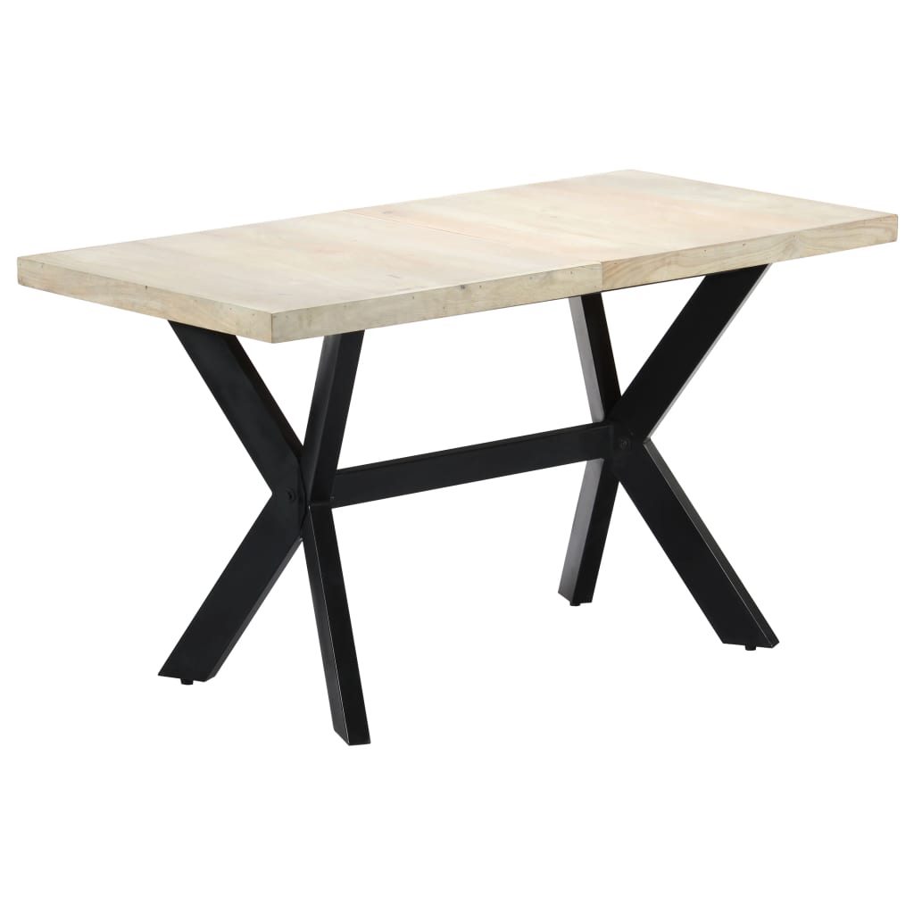 Esstisch Massivholz Mango und Stahlgestell 180 cm