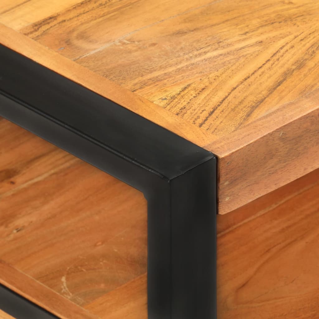 Couchtisch 120x55x40 cm Massivholz Mango